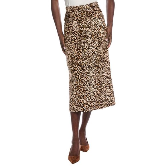 Etro WomensHelen Velveteen Skirt Brown